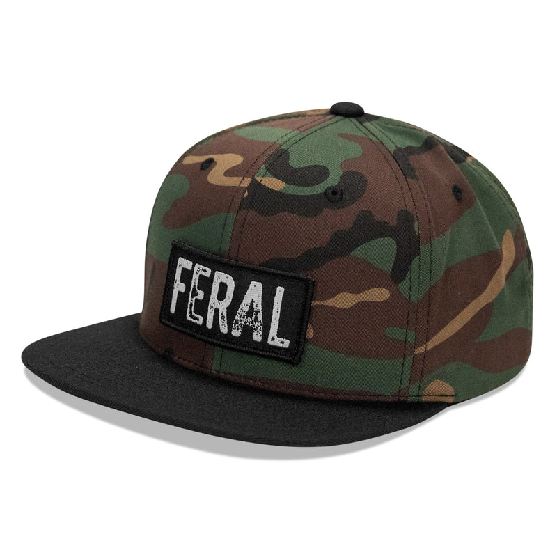 Load image into Gallery viewer, Feral Patch Flatbill Snapback Hat