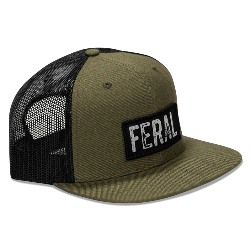 Load image into Gallery viewer, Feral Patch Flatbill Snapback Hat
