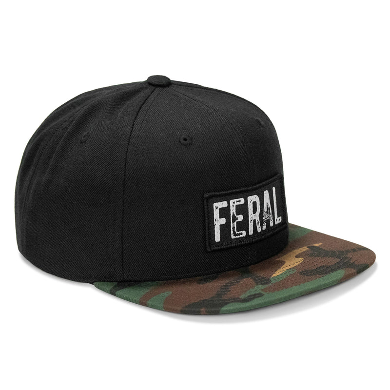 Load image into Gallery viewer, Feral Patch Flatbill Snapback Hat