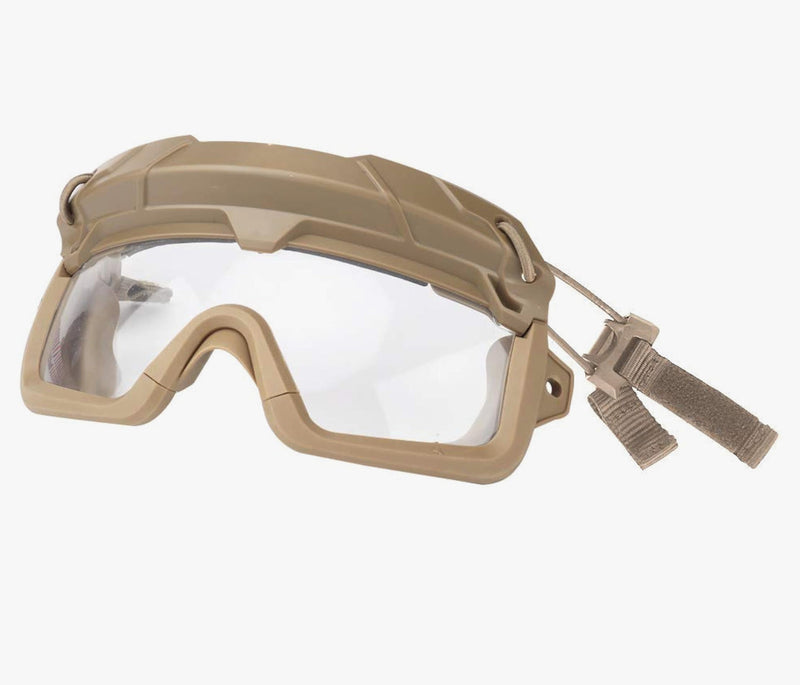 Load image into Gallery viewer, Tactical Helmet Goggles with Arc Rail Attachments