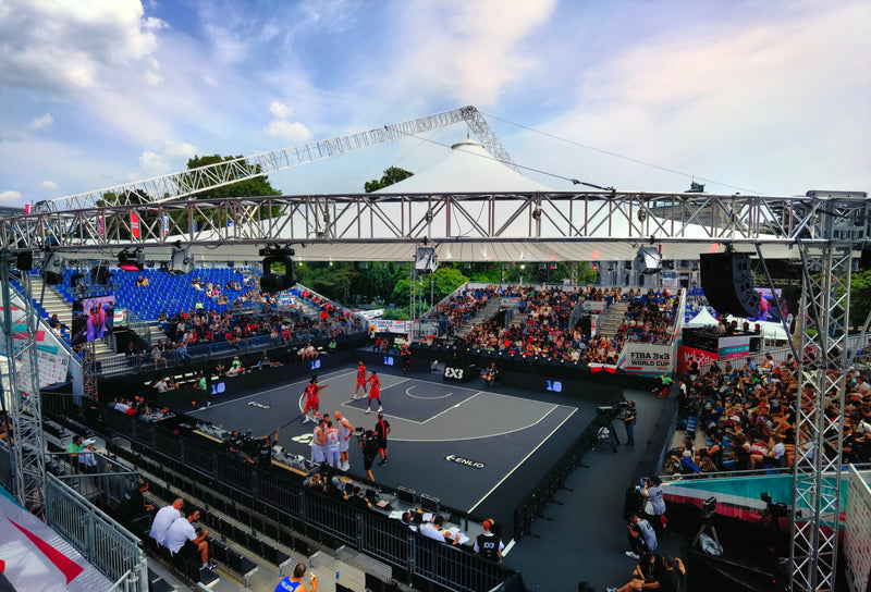 Load image into Gallery viewer, Enlio Official FIBA 3X3 Basketball Court