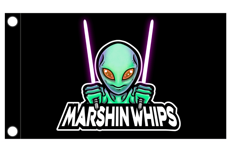 Load image into Gallery viewer, Marshin Whips Single Day Flag (Flag Only) | Non-Magnetic