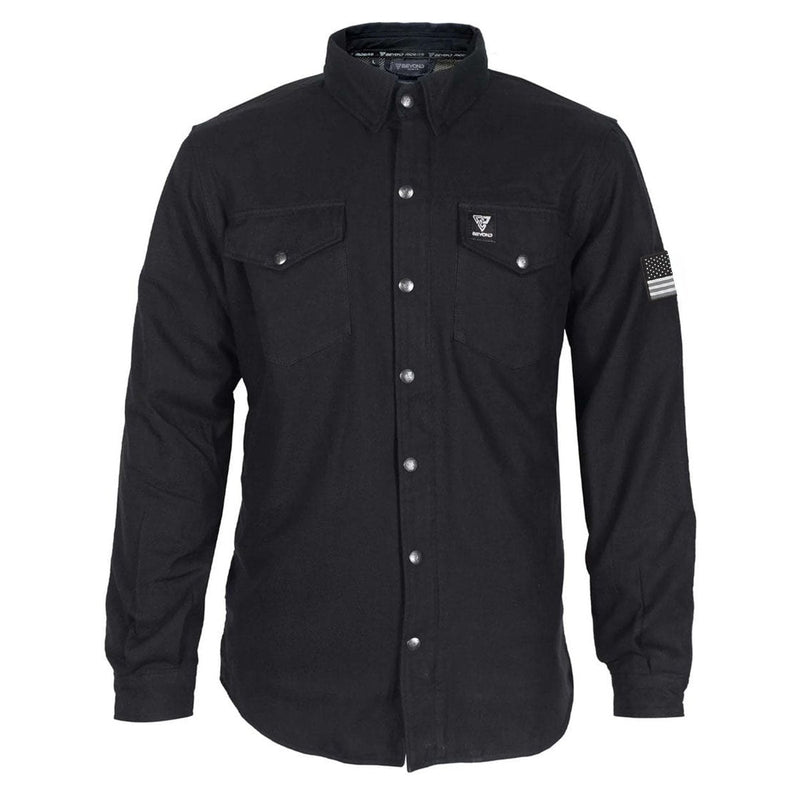 Load image into Gallery viewer, Protective Flannel Shirt - Black Solid