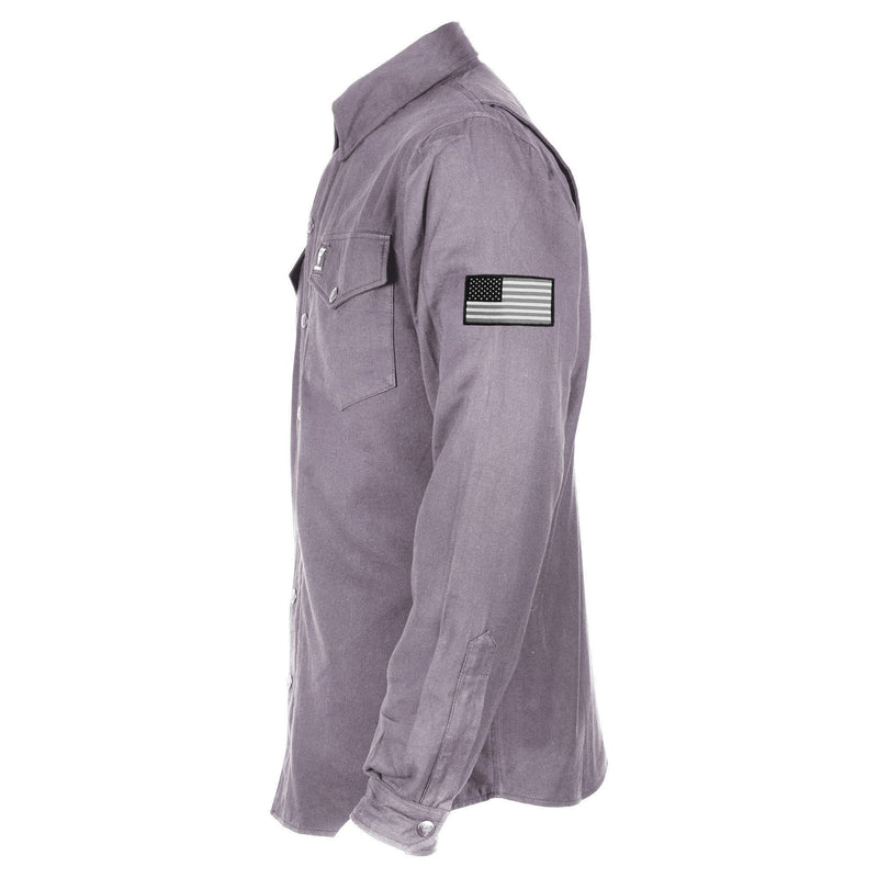 Load image into Gallery viewer, Protective Flannel Shirt - Grey Solid