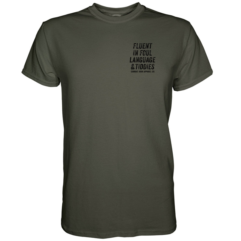 Load image into Gallery viewer, Fluent In Foul Language and Tiddies Men's T-Shirt
