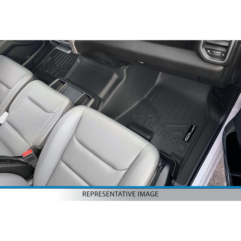 Load image into Gallery viewer, SMARTLINER Custom Fit Floor Liners For 2015-2026 Ford F-150 Regular Cab, No 4x4 Shifter, Carpet Flooring with 1st Row Bench Seat with Over The Hump Coverage