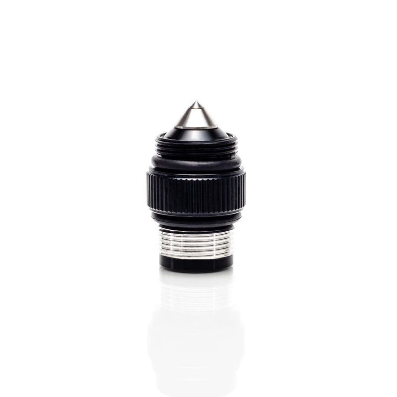 Load image into Gallery viewer, aluminum and steel carbide glass breaker tail cap replacement upgrade conversion for maglite 2aa mag lite by litt industries