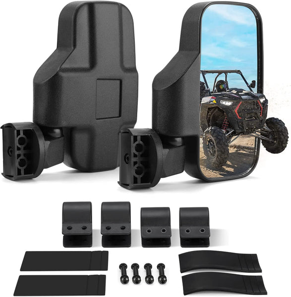 Load image into Gallery viewer, UTV 1.75"-2" Side View High Impact Convex Mirror for Can-am/Mule/Ranger/RZR