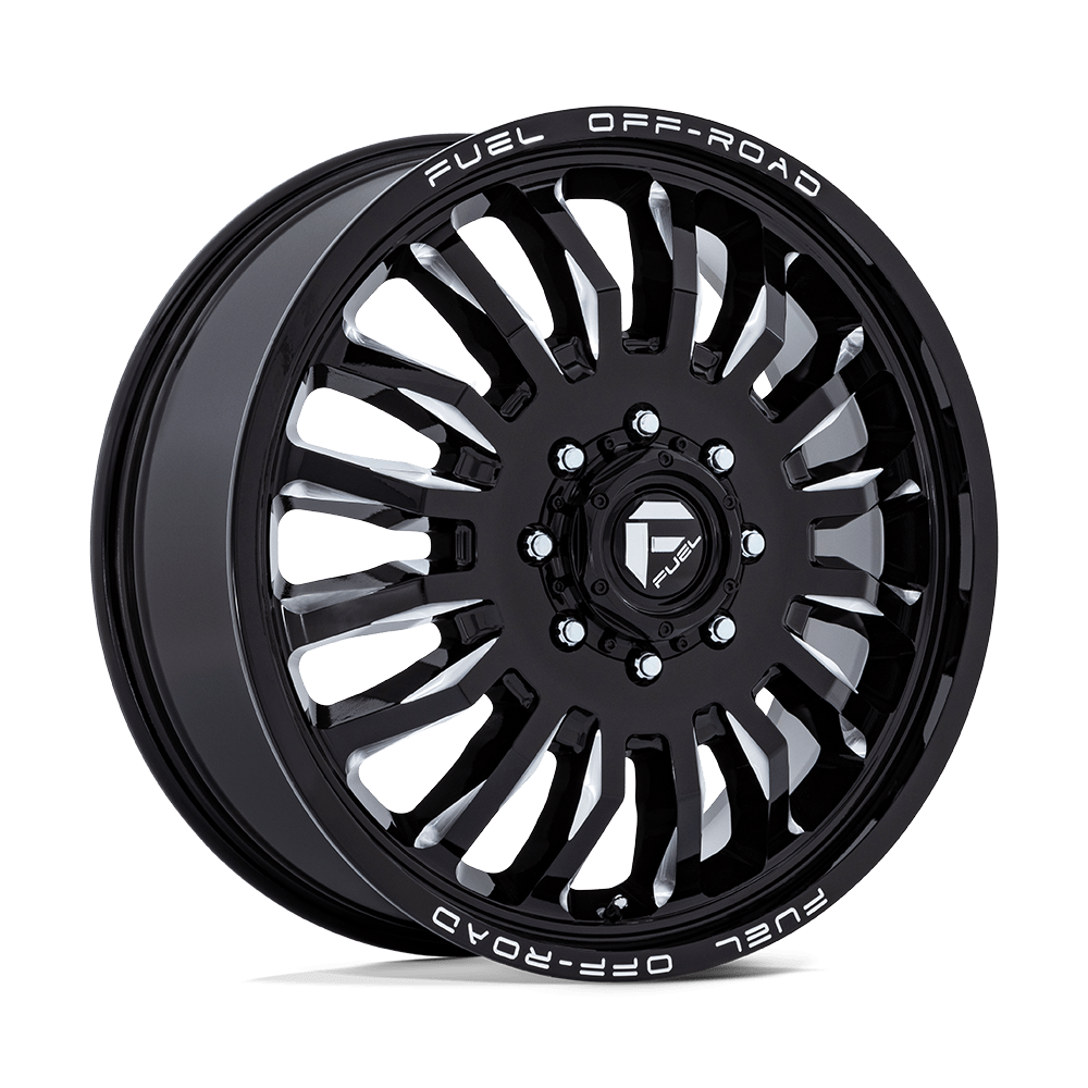 Fuel 1 Pc D868 Arc Dually Gloss Black Milled