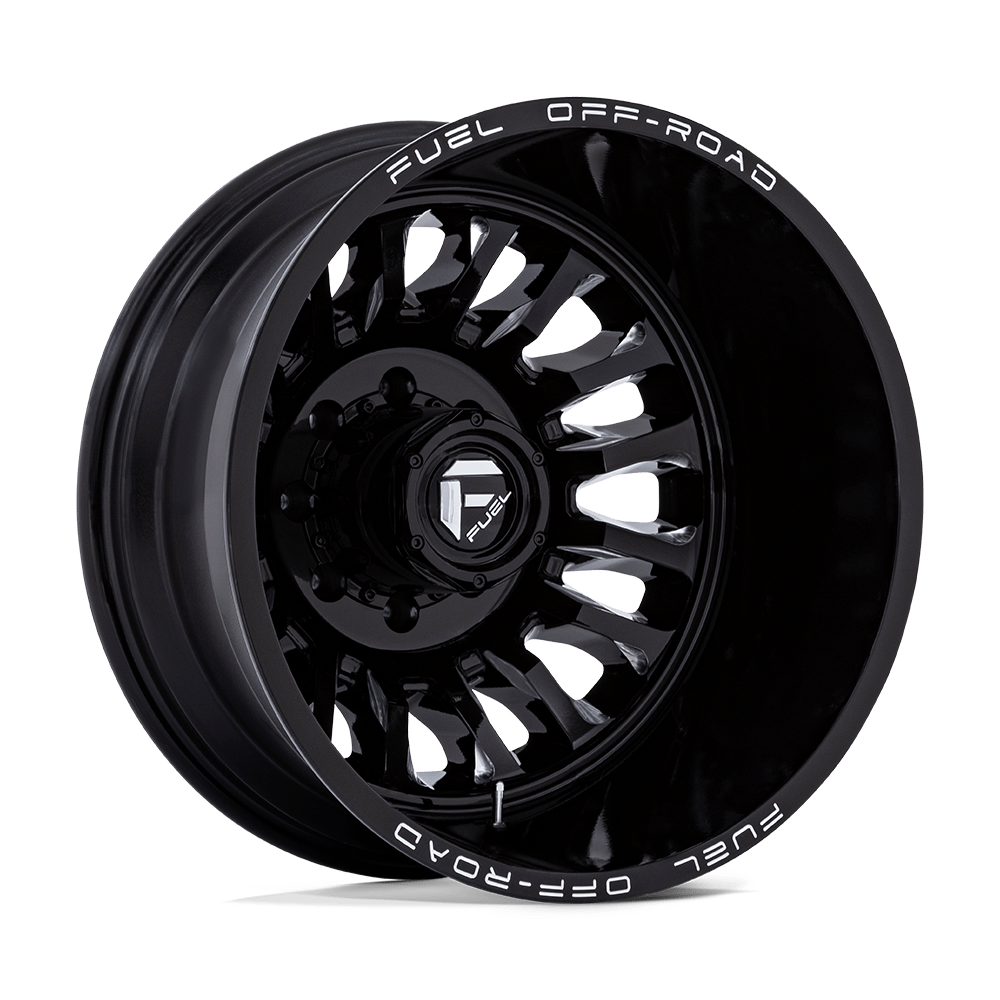 Fuel 1 Pc D868 Arc Dually Gloss Black Milled
