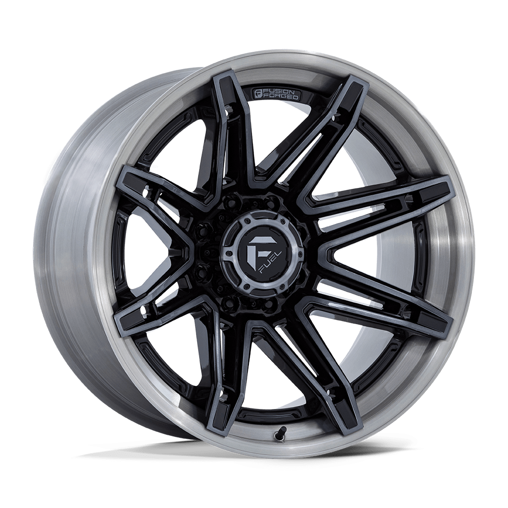 Fuel 1 Pc Fc401 Brawl Gloss Black With Brushed Gray Tint Face & Lip