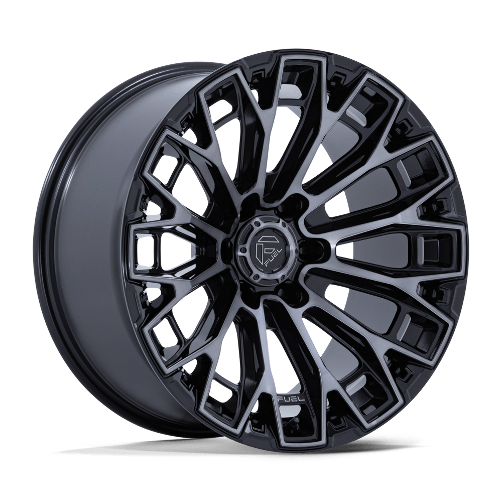 Fuel 1 Pc Fc882 Trax Gloss Black Machined Face Dark Tinted Clear