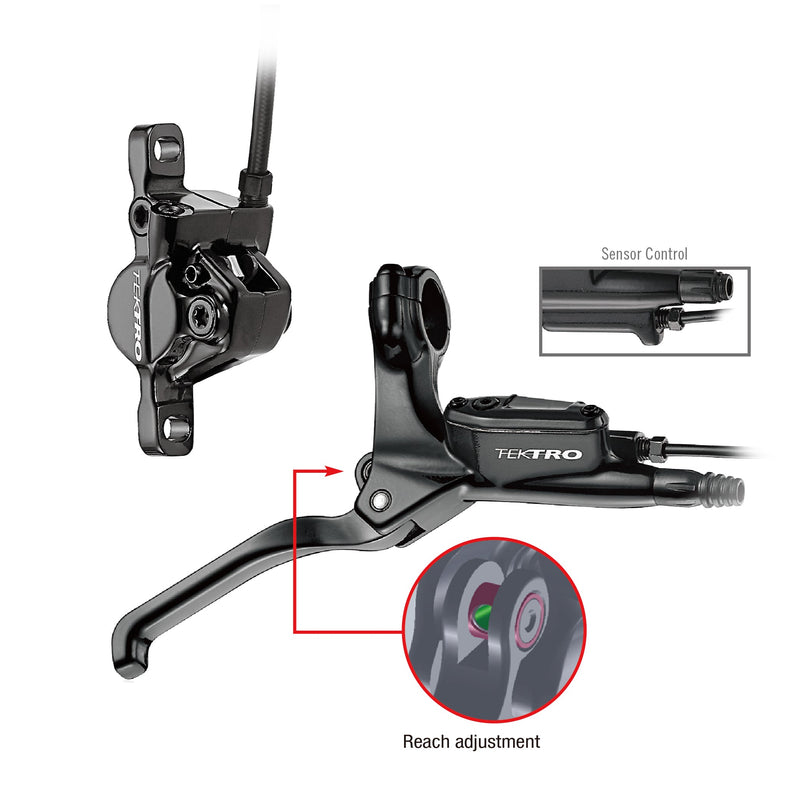 Load image into Gallery viewer, Tektro HD-E350 Hydraulic Disc Brake Set