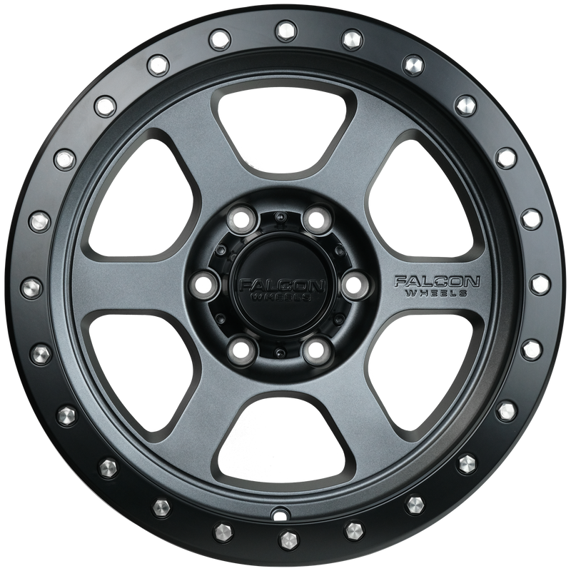 Load image into Gallery viewer, T1 - Matte Gunmetal 17x9