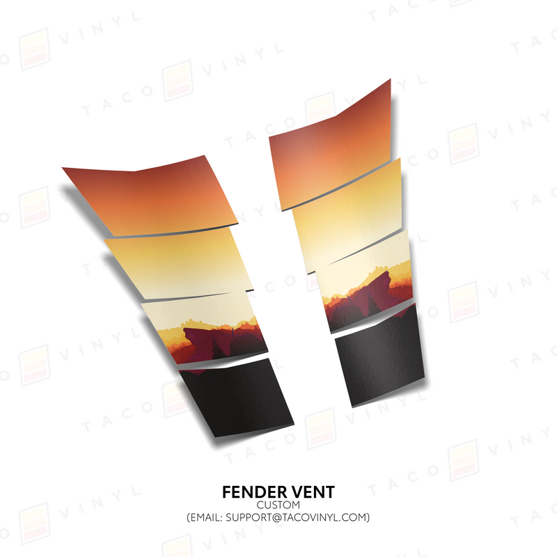 Load image into Gallery viewer, 2024+ Tacoma/2025+ 4Runner Gradient Fender Vents