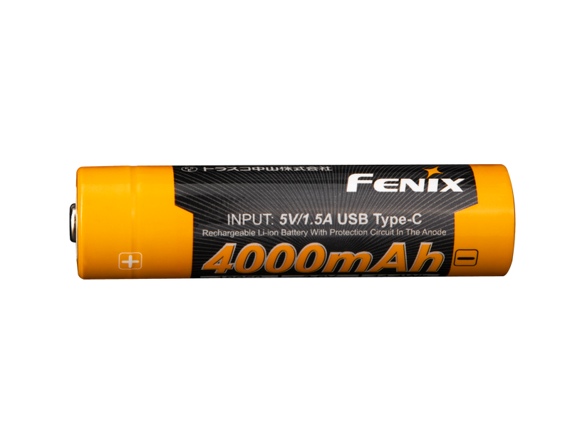 Load image into Gallery viewer, Fenix ARB-L18-4000U High-Capacity USB Rechargeable 18650 Battery - 4000mAh