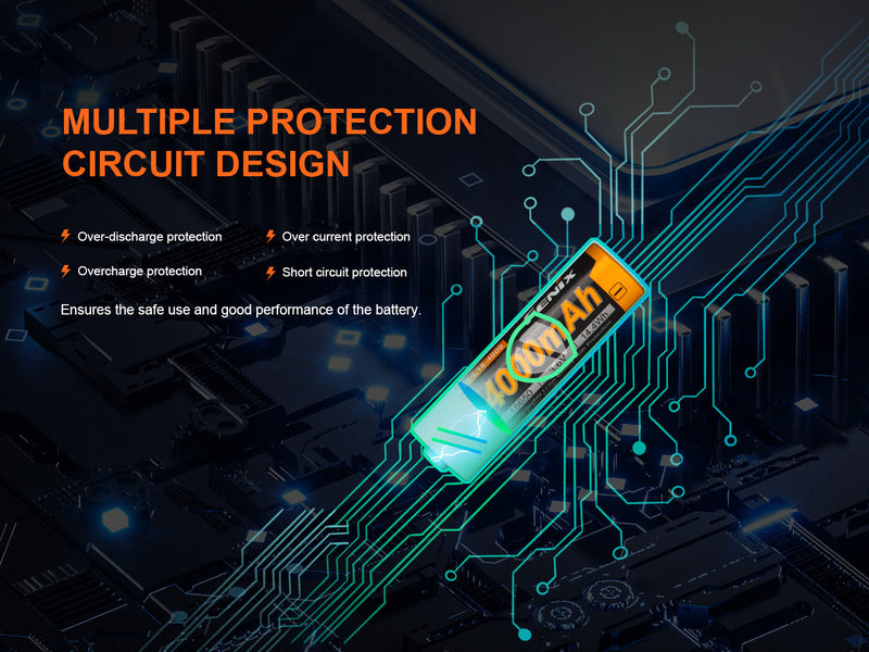 Load image into Gallery viewer, Fenix ARB-L18-4000 High-Capacity 18650 Battery - 4000mAh