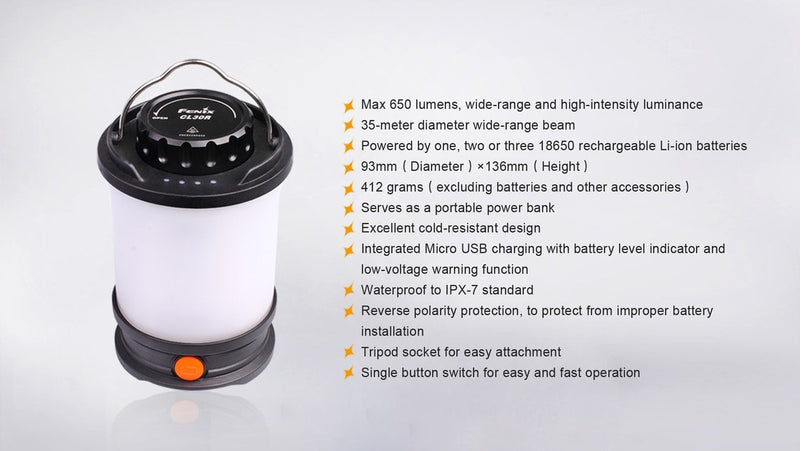 Load image into Gallery viewer, Fenix CL30R LED Camping Lantern