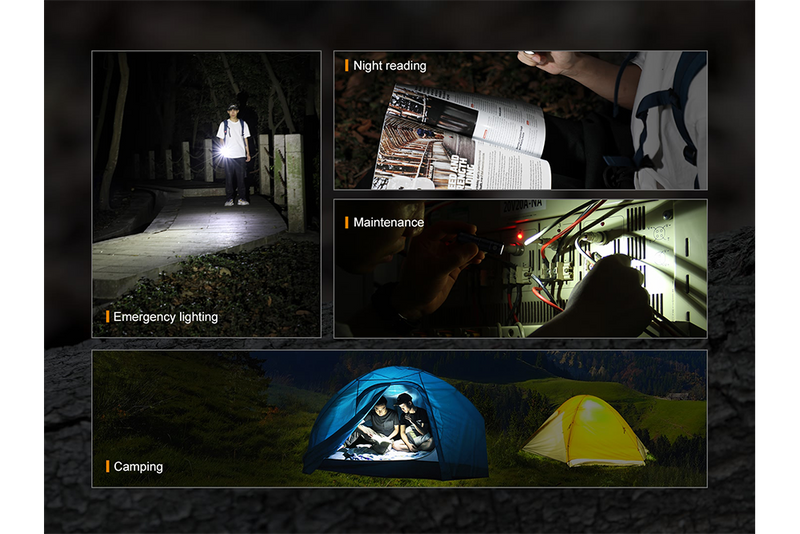 Load image into Gallery viewer, Fenix E09R Rechargeable High-Output Flashlight - 600 Lumens