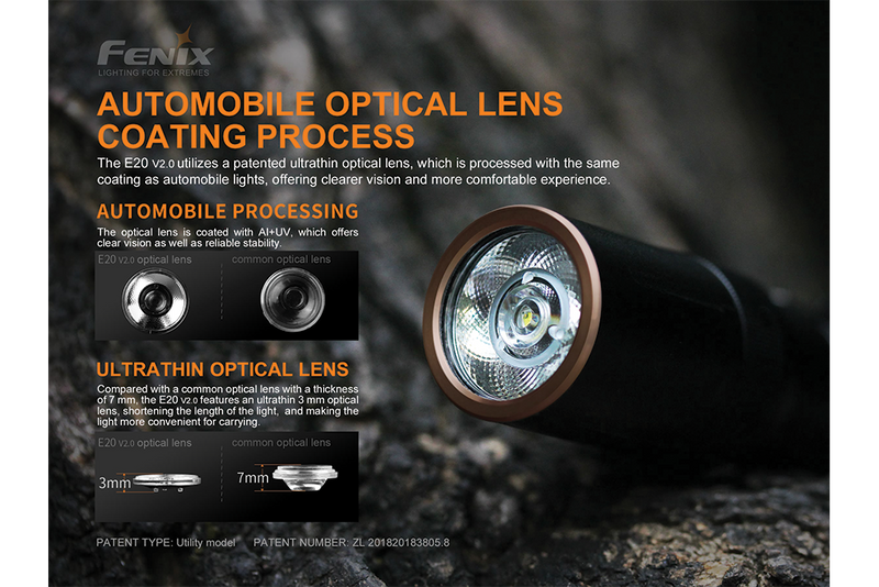 Load image into Gallery viewer, Fenix E20 V2.0 EDC Flashlight - 350 Lumens