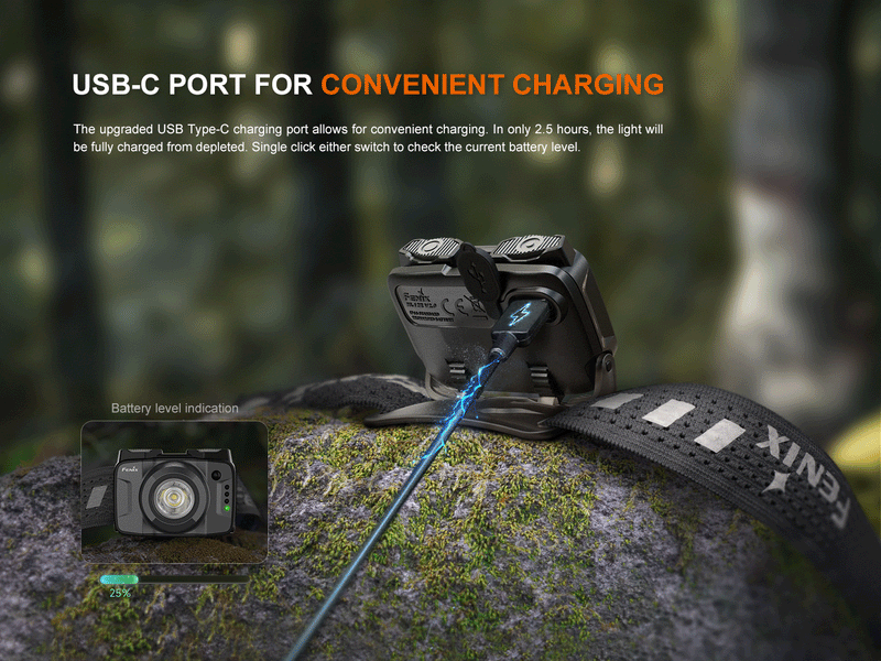 Load image into Gallery viewer, Fenix HL12R V2 Ultralight Outdoor Rechargeable Headlamp