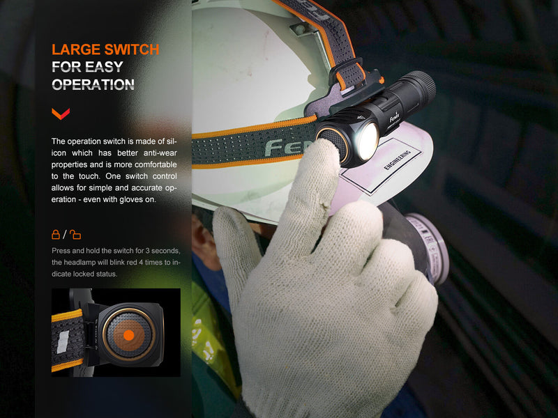 Load image into Gallery viewer, Fenix HM61R V2 Rechargeable LED Headlamp - 1600 Lumens
