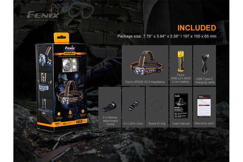 Load image into Gallery viewer, Fenix HP25R V2.0 Headlamp - 1600 Lumens