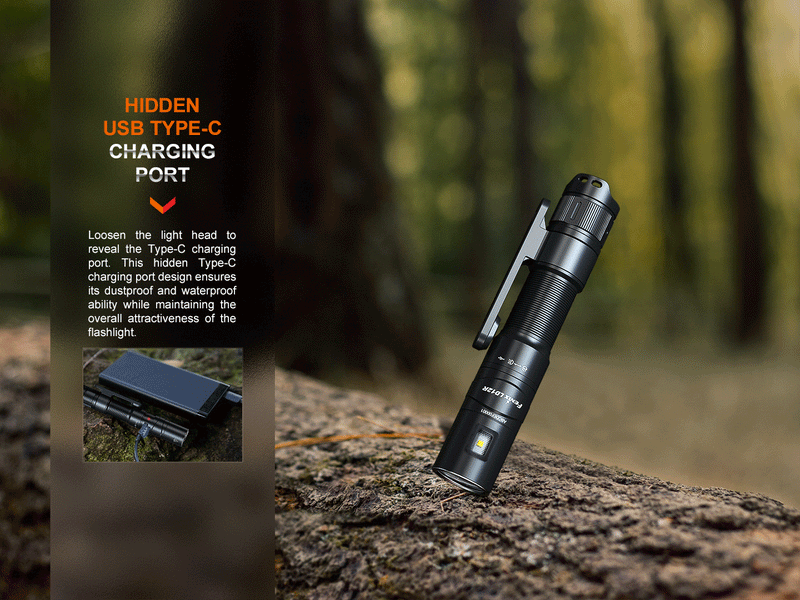 Load image into Gallery viewer, Fenix LD12R Dual Light Flashlight - 600 Lumens