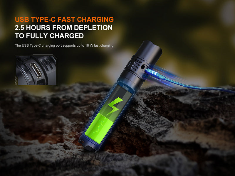 Load image into Gallery viewer, Fenix PD36R V2 Compact Rechargeable Tactical Flashlight - 1700 Lumens