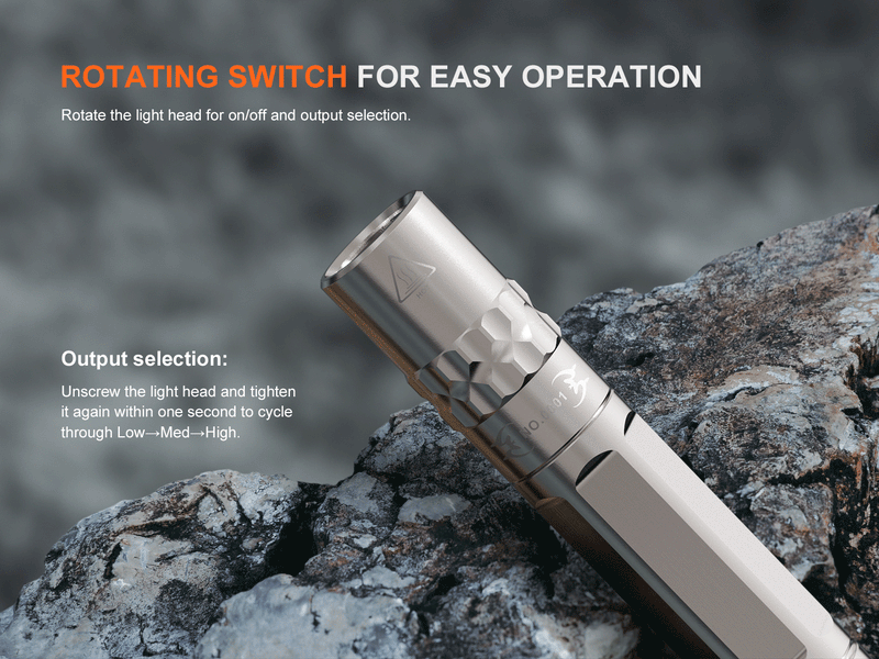 Load image into Gallery viewer, Fenix SilvGlow Limited Edition Collector's AAA Flashlight
