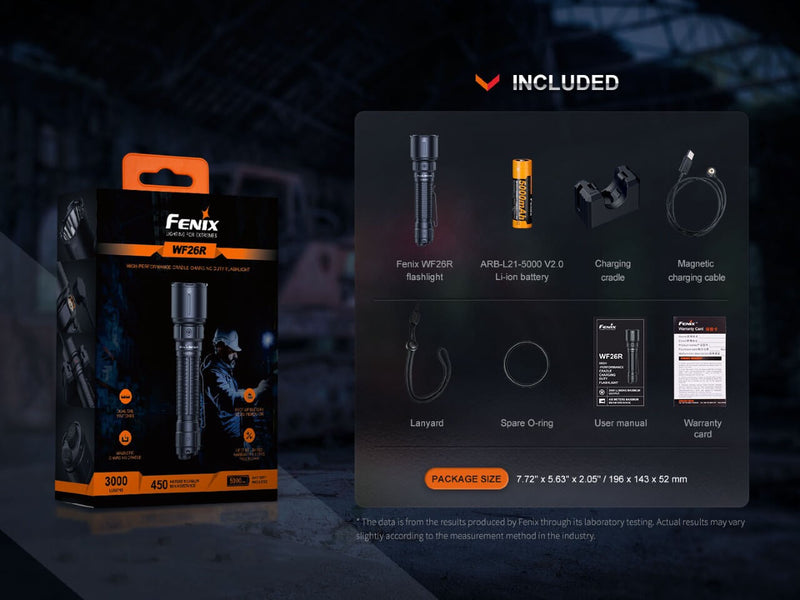 Load image into Gallery viewer, Fenix WF26R Cradle Charging LED Work Flashlight
