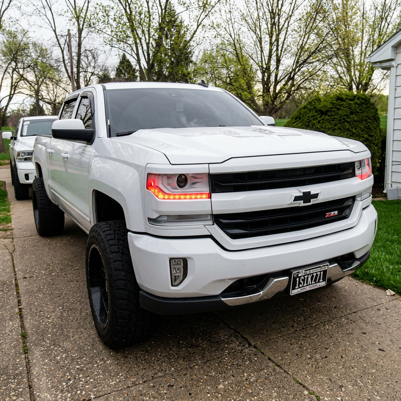 Load image into Gallery viewer, Chevrolet Silverado Multicolor Flow Series DRL Boards (2016-2018)