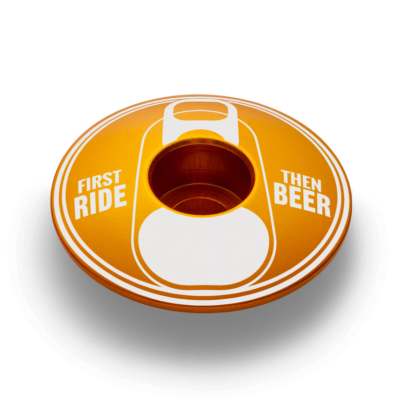 Load image into Gallery viewer, First Ride Then Beer - Bicycle Headset Cap
