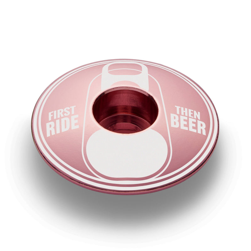 Load image into Gallery viewer, First Ride Then Beer - Bicycle Headset Cap