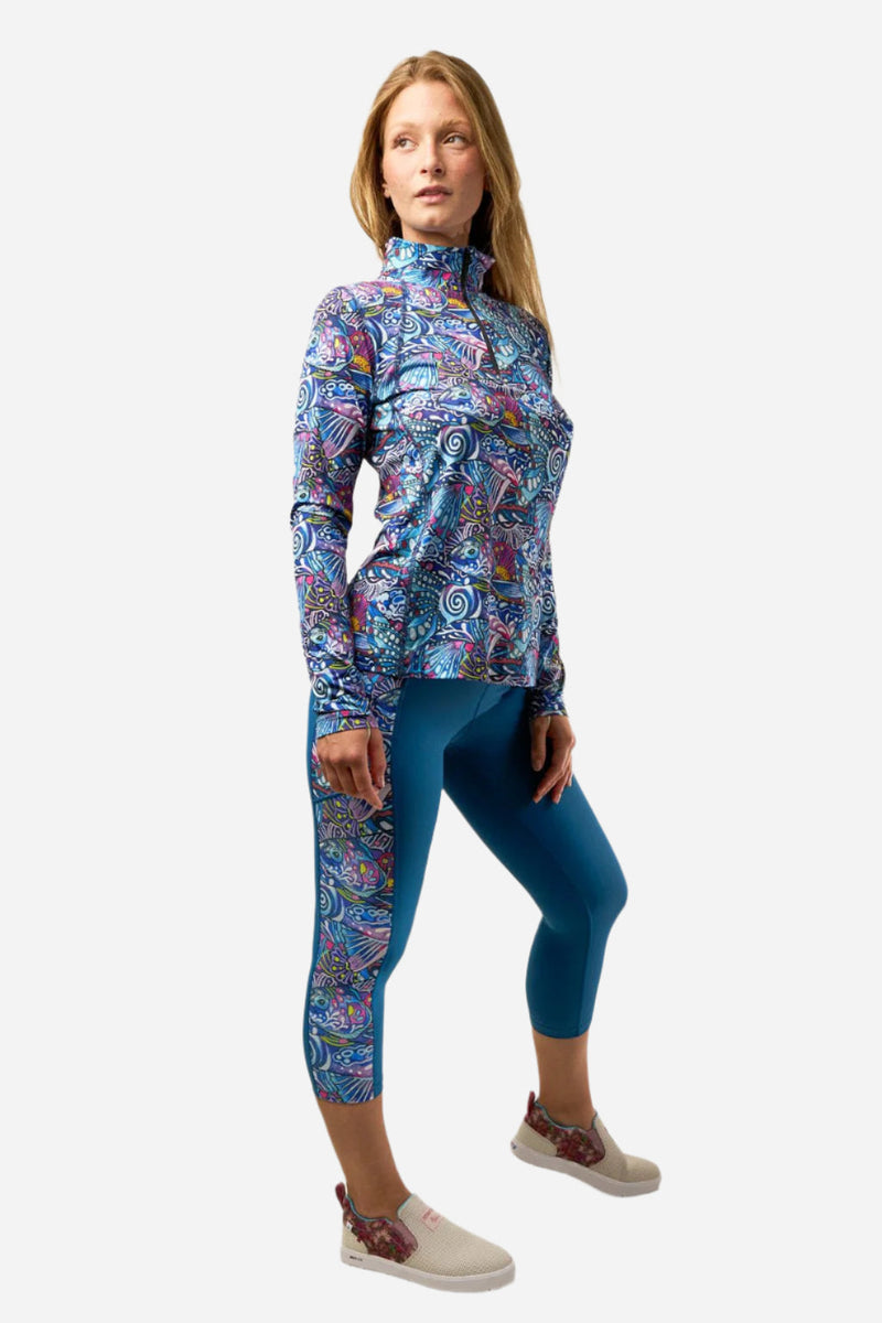 Load image into Gallery viewer, Enchanted Grayling Pocket Capri Leggings