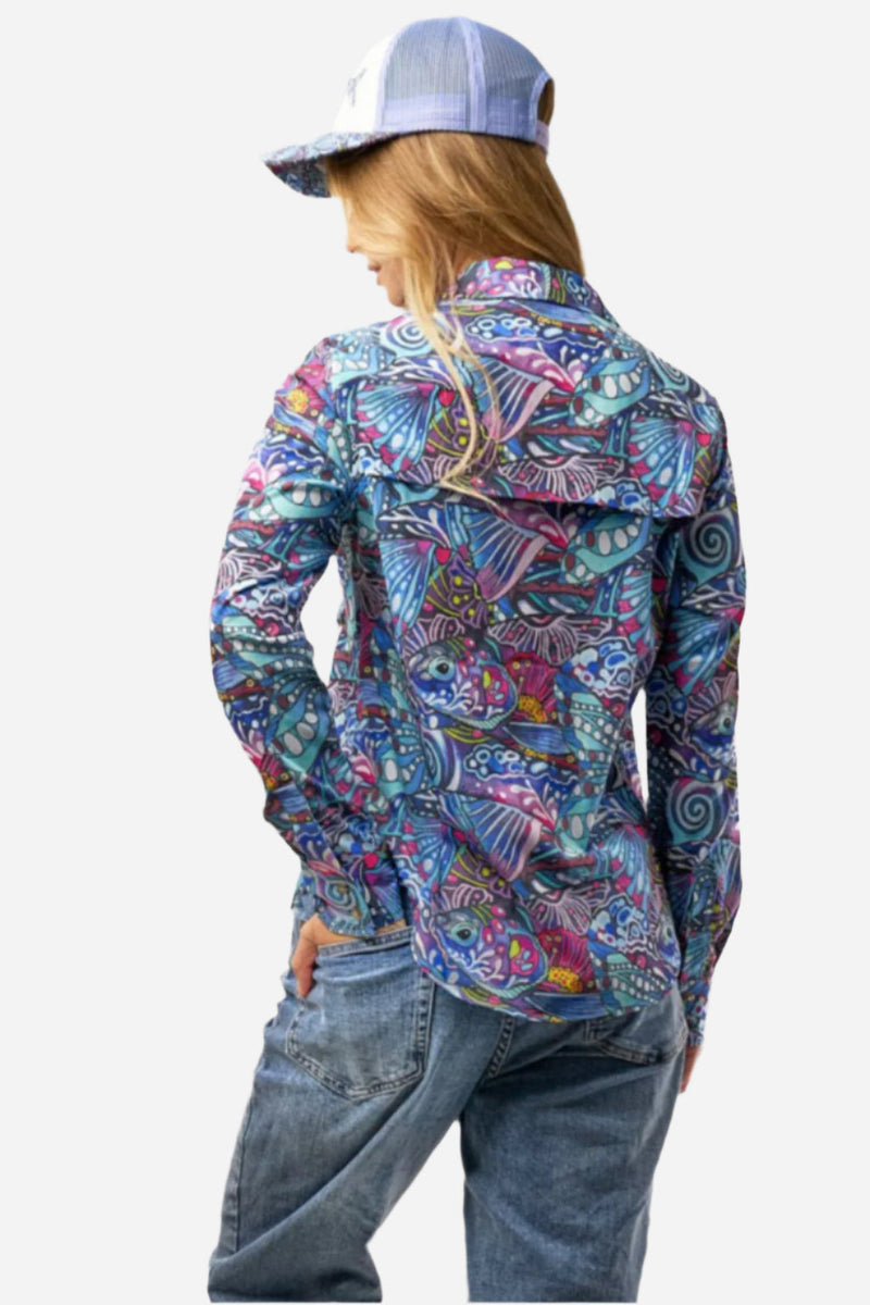 Load image into Gallery viewer, Enchanted Grayling Signature Fishing Shirt