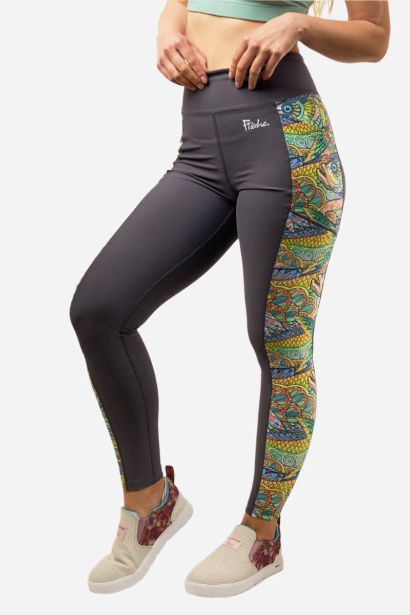 Load image into Gallery viewer, Tropical Tarpon Pocket Leggings