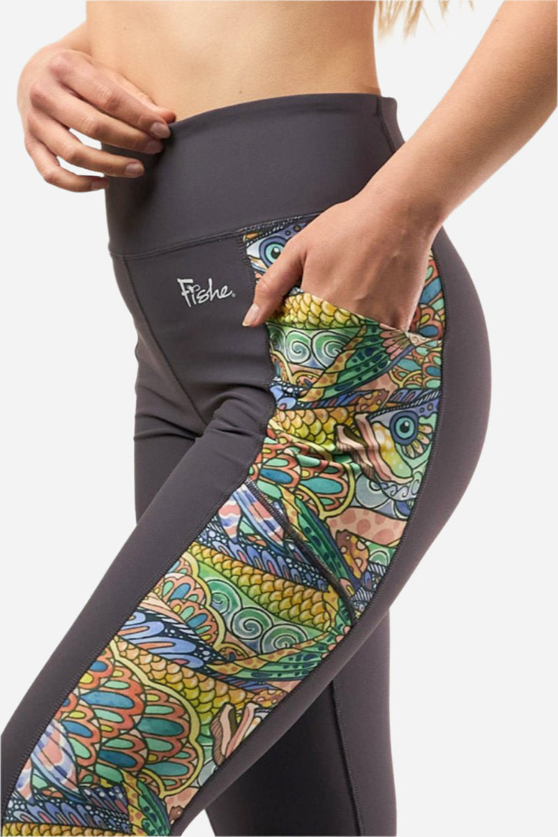 Load image into Gallery viewer, Tropical Tarpon Pocket Leggings