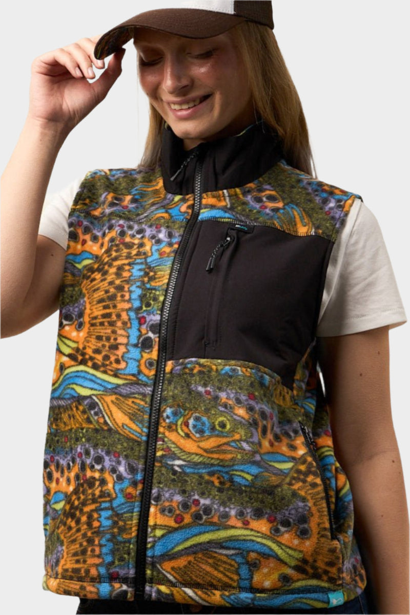 Load image into Gallery viewer, Unbound Brown Fleece Vest