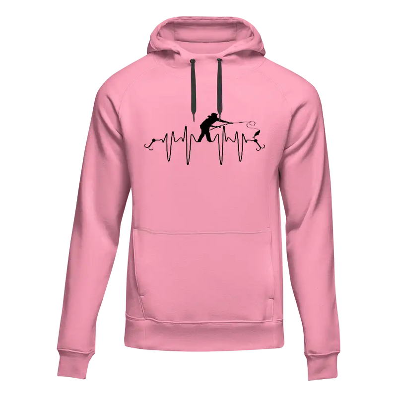 Load image into Gallery viewer, Fishing Heart Beat Unisex Hoodie