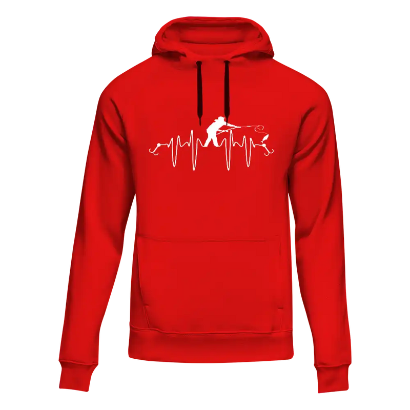 Load image into Gallery viewer, Fishing Heart Beat Unisex Hoodie