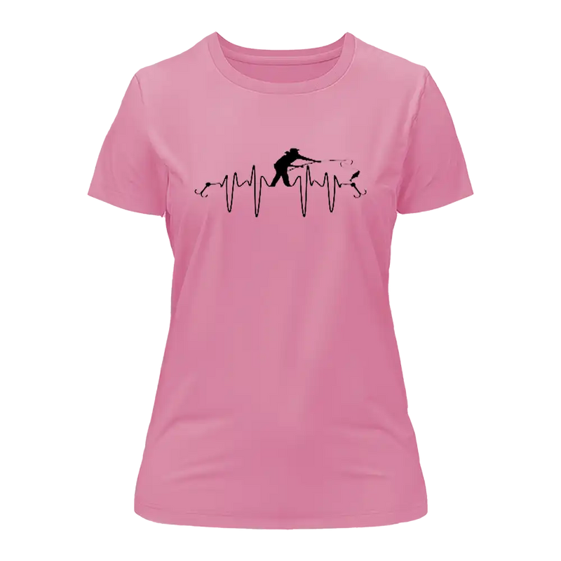 Load image into Gallery viewer, Fishing Heart Beat T-Shirt for Women
