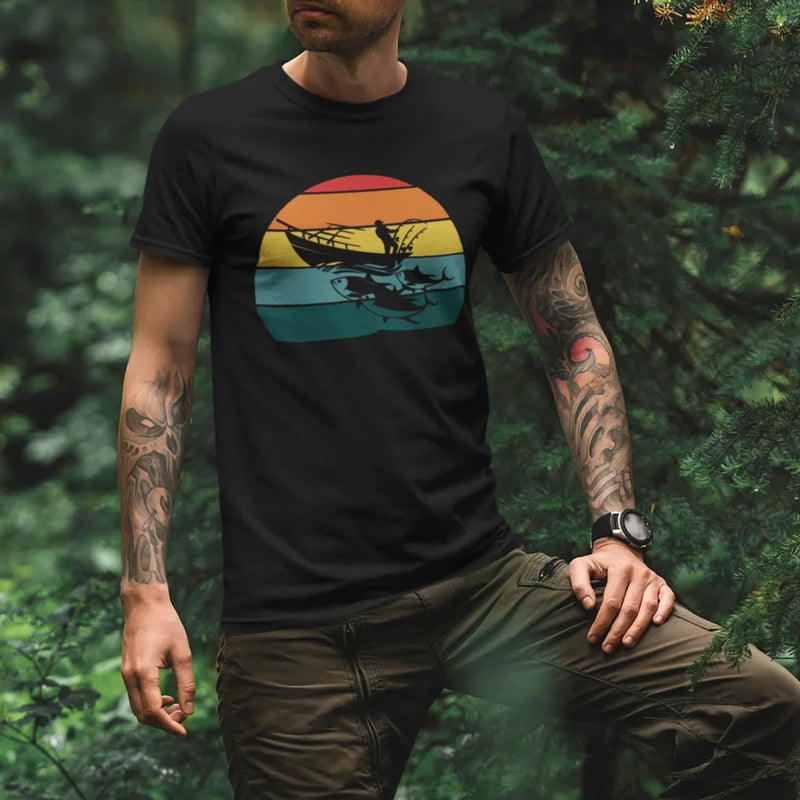 Load image into Gallery viewer, Fishing Boat Man T-Shirt