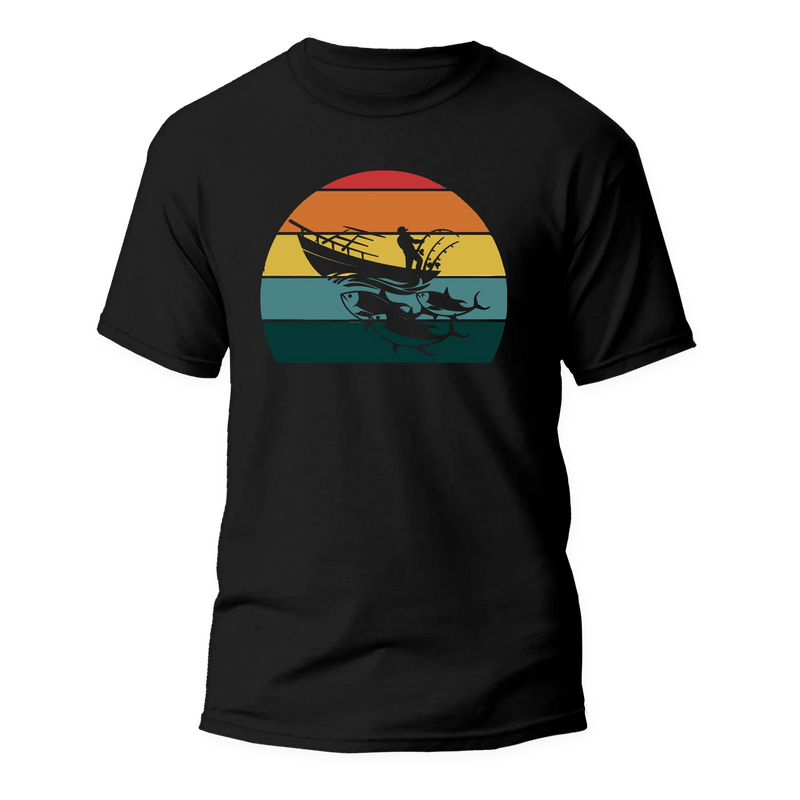 Load image into Gallery viewer, Fishing Boat Man T-Shirt