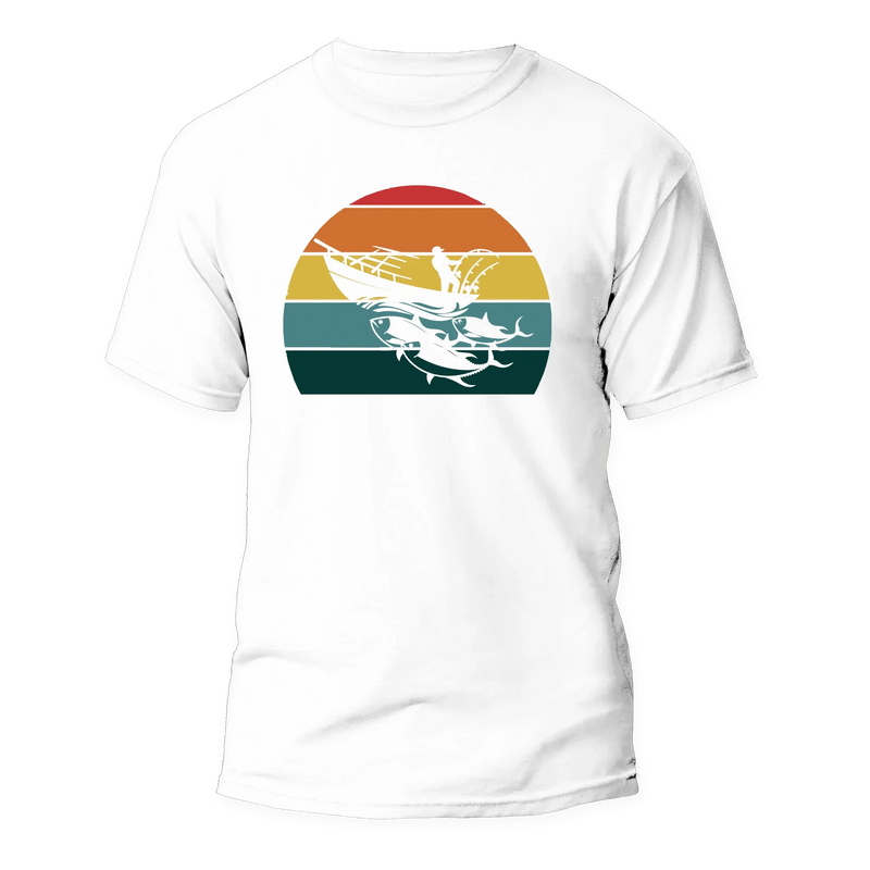 Load image into Gallery viewer, Fishing Boat Man T-Shirt