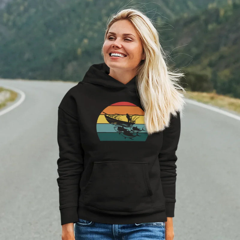 Load image into Gallery viewer, Fishing Boat Unisex Hoodie