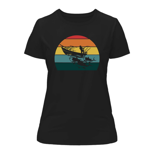 Fishing Boat T-Shirt for Women