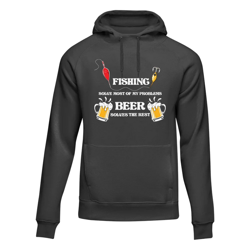 Load image into Gallery viewer, Fishing Solves All My Problem Unisex Hoodie