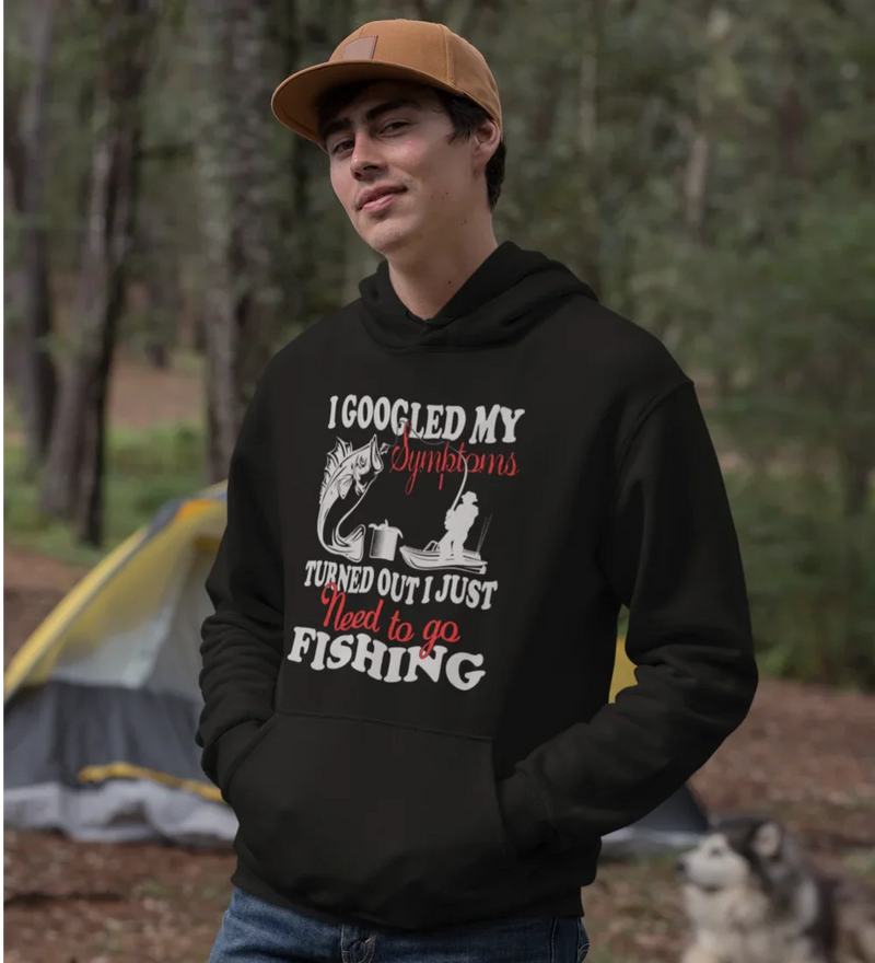 Load image into Gallery viewer, Fishing Symptoms Unisex Hoodie
