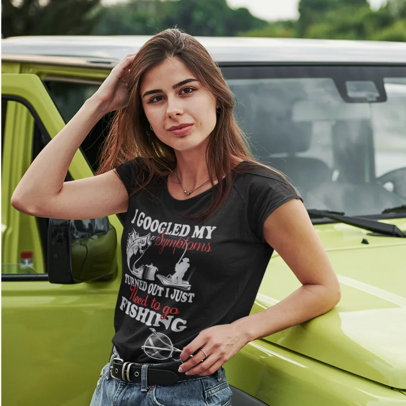 Load image into Gallery viewer, Fishing Symptoms T-Shirt for Women